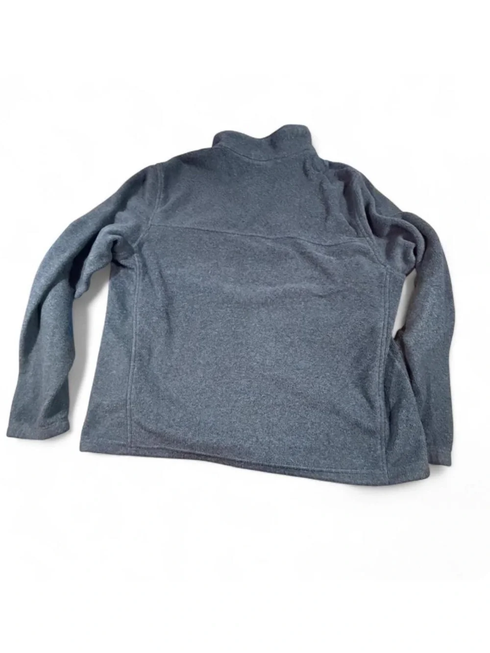 Columbia Gray Full Zip Fleece Jacket XL Outdoor Cozy Layer